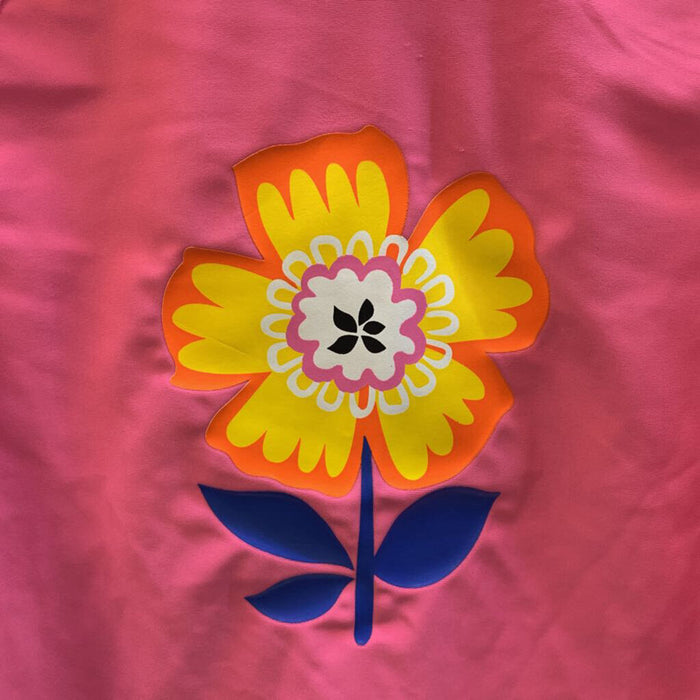 Swim Shirt: Long Sleeve Yellow Flower
