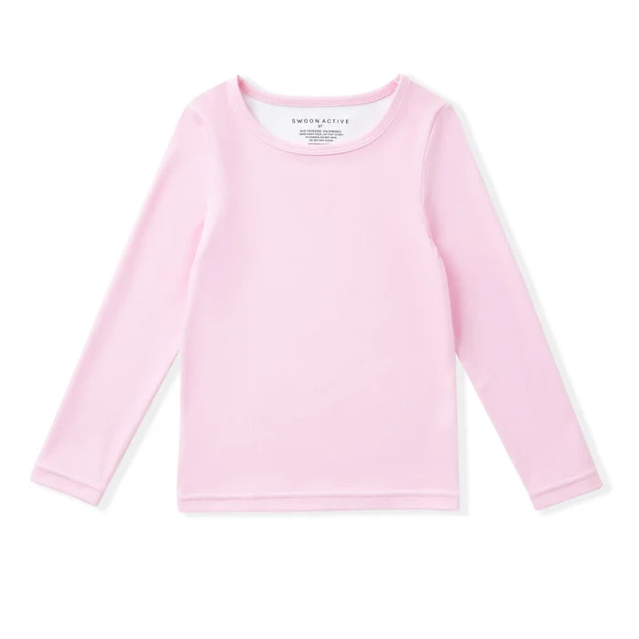 Swoon Active Pink Long Sleeve Active Top
