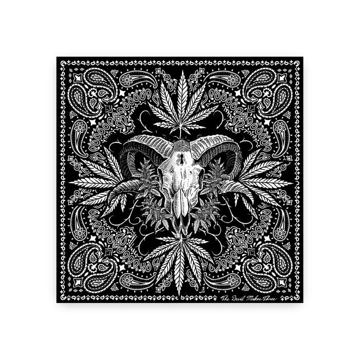 The Devil Makes Three Skull Bandana