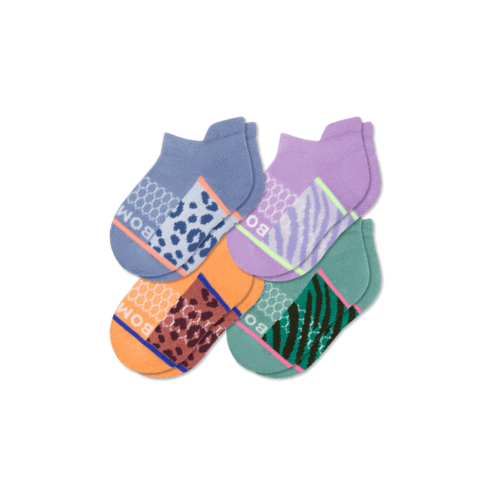Toddler Wild Wear Ankle Sock 4-Pack