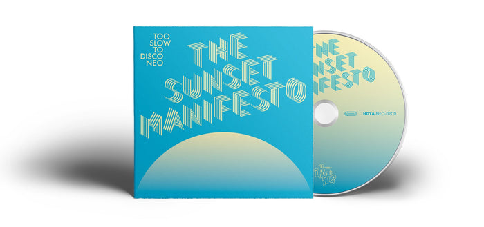 Too Slow to Disco NEO - The Sunset Manifesto CD + Poster Booklet - Bingo Merch