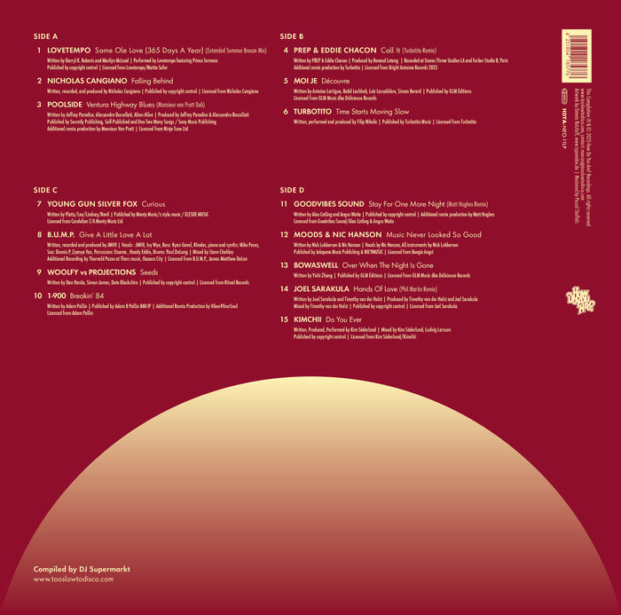 Too Slow To Disco NEO:  THE SUNSET MANIFESTO Volume 2 Limited Edition 2xLP