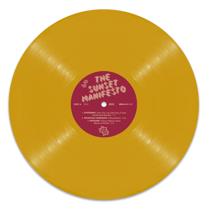 Too Slow To Disco NEO:  THE SUNSET MANIFESTO Volume 2 Limited Edition 2xLP