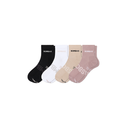Women's All Sport Quarter Sock 4-Pack