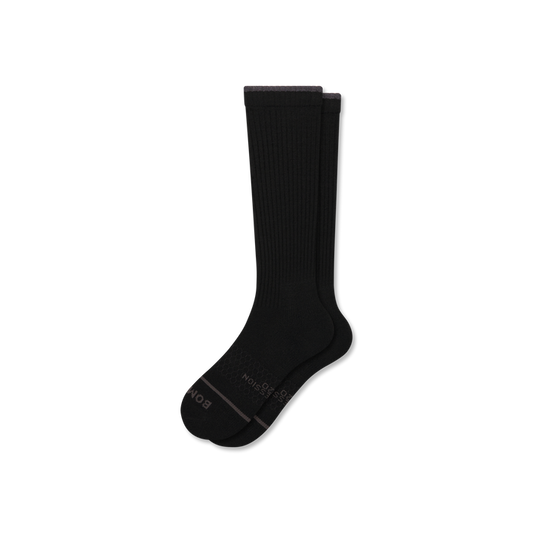 Women's Merino Wool Blend Everyday Compression Knee High Socks (15-20mmHg)