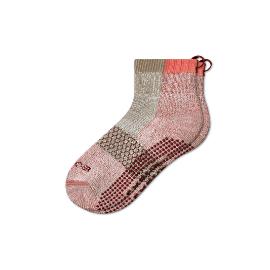 Women's Merino Wool Blend Gripper House Socks