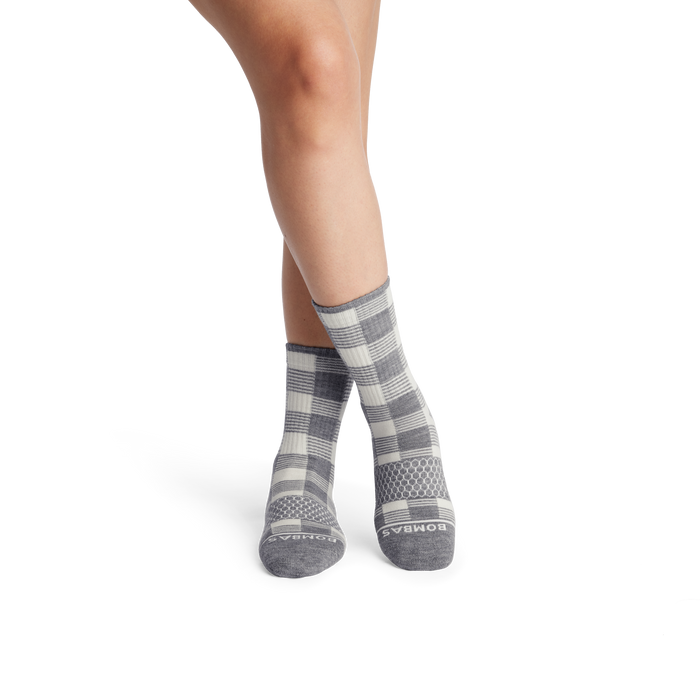 Women's Merino Wool Blend Half Calf Sock 4-Pack