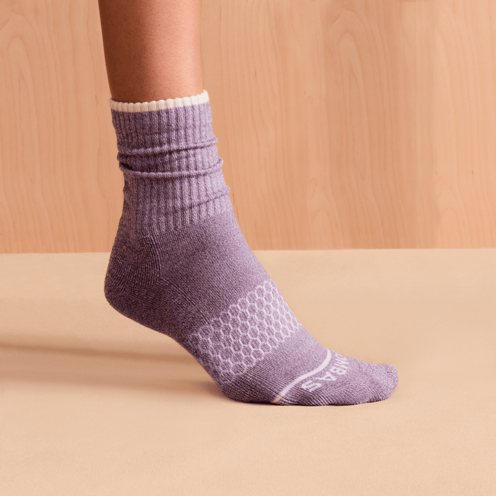 Women's Merino Wool Blend Half Calf Sock 4-Pack