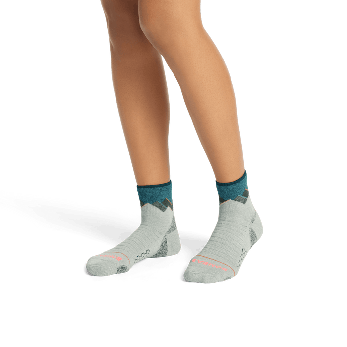 Women's Merino Wool Blend Hiking Quarter Sock 3-Pack