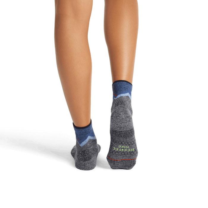 Women's Merino Wool Blend Hiking Quarter Sock 3-Pack