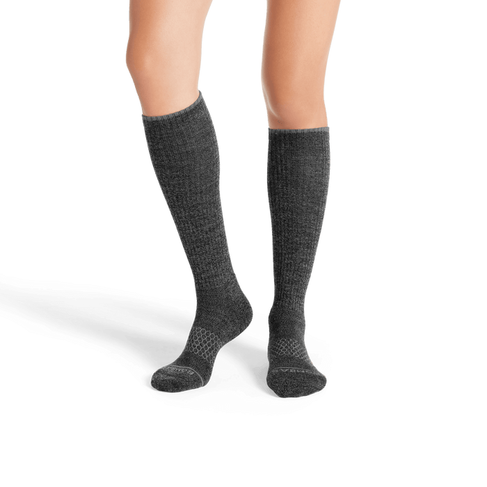 Women's Merino Wool Blend Knee-High Sock 4-Pack