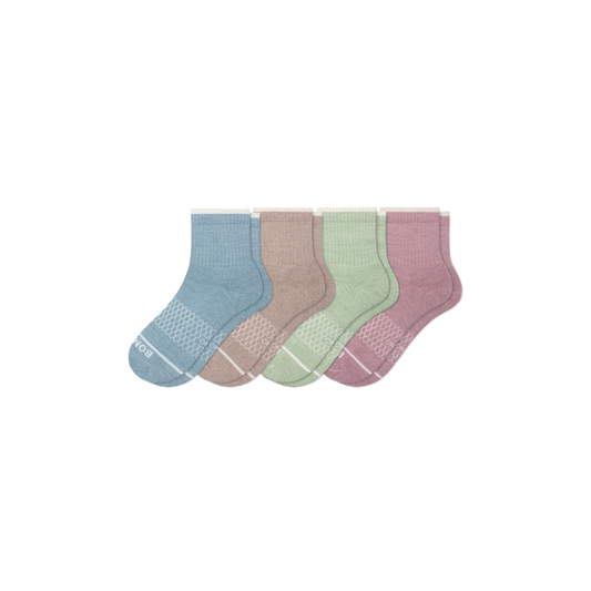 Women's Merino Wool Blend Quarter Sock 4-Pack
