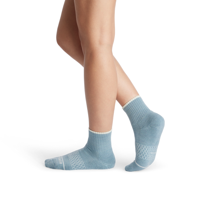 Women's Merino Wool Blend Quarter Socks