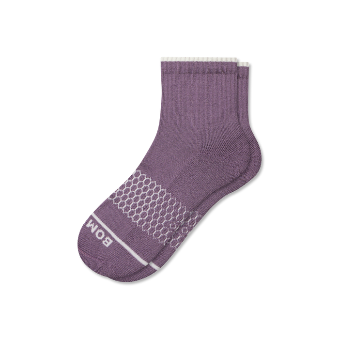 Women's Merino Wool Blend Quarter Socks