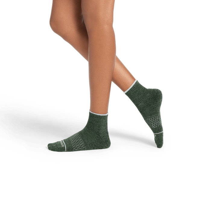 Women's Merino Wool Blend Quarter Socks