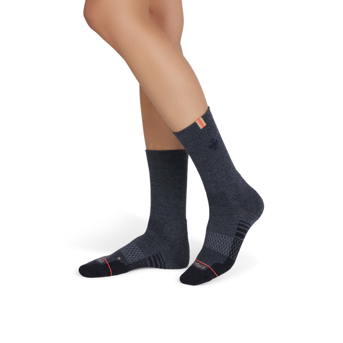 Women's Merino Wool Blend Run Calf Sock 3-Pack
