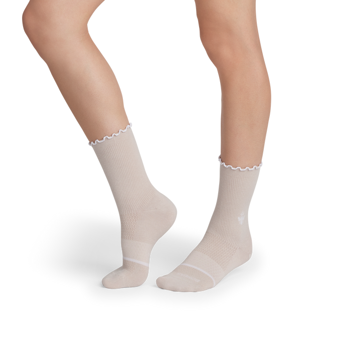 Women’s Ruffle Sport Half Calf Sock 3-Pack