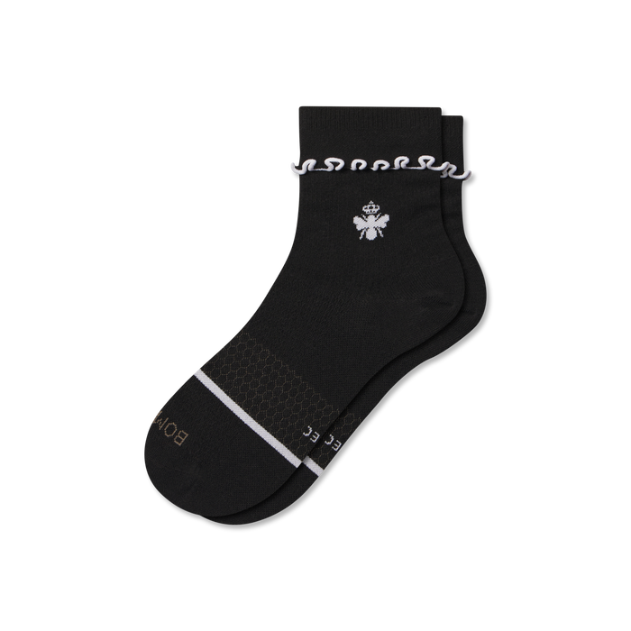 Women’s Ruffle Sport Half Calf Socks