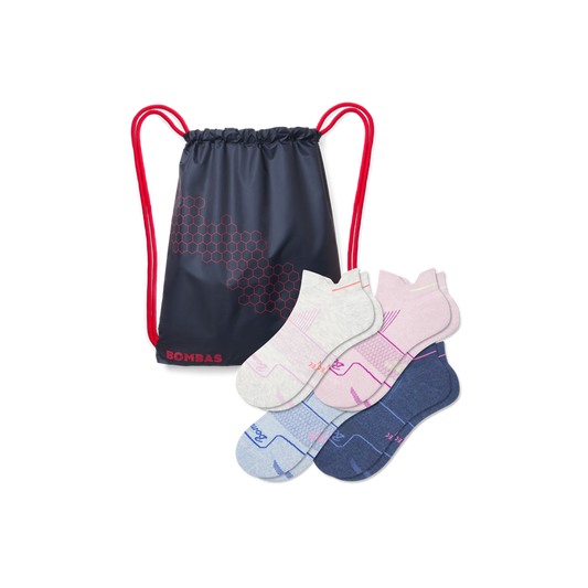 Women's Run Ankle Sock 4-Pack Gift Bag