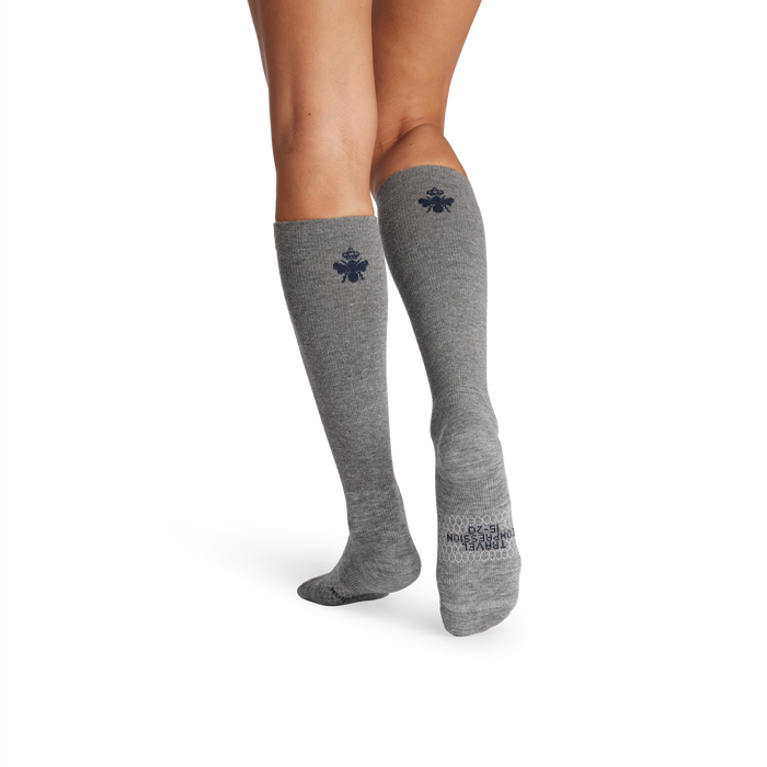 Women's Travel Compression Knee High Sock 6-Pack (15–20mmHg)