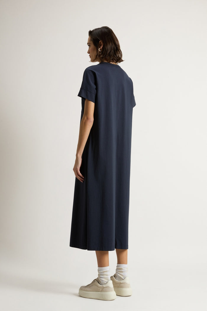 Woolrich Kimono Dress Con Spacchi Donna
