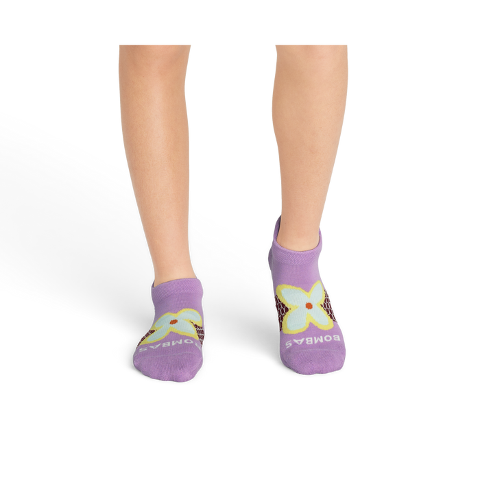 Youth Floral Ankle Sock 4-Pack