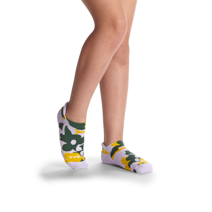 Youth Floral Ankle Sock 4-Pack