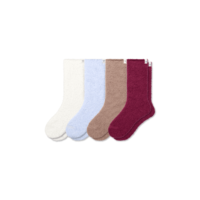 Youth Fuzzy Sock 4-Pack