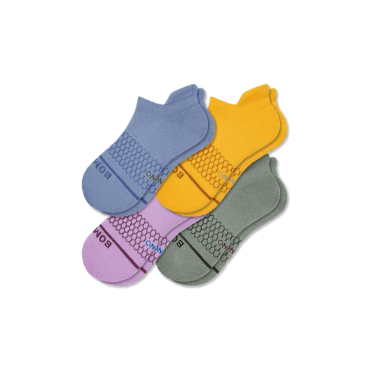 Youth Merino Wool Blend Ankle Sock 4-Pack